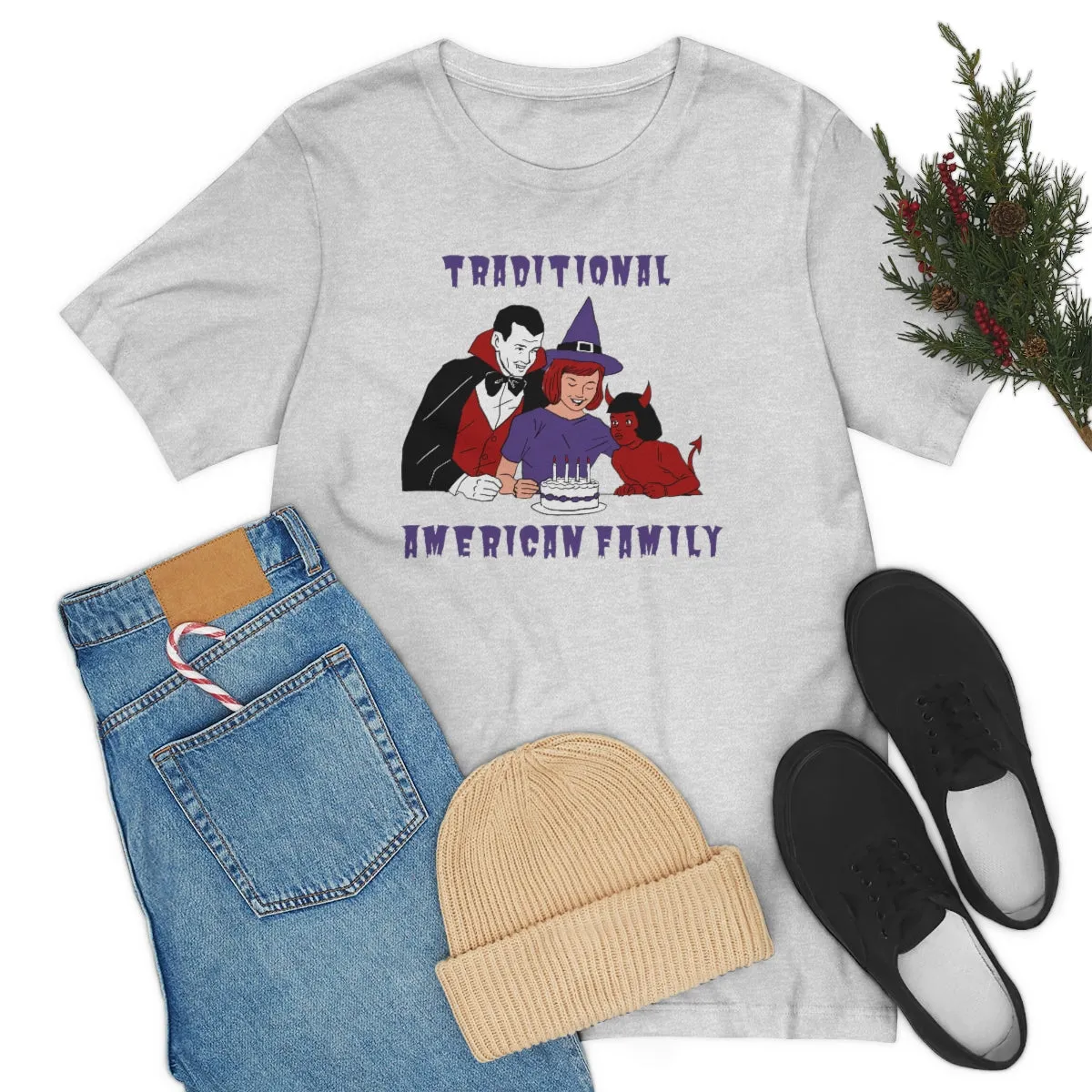 "Traditional American Family'" Spooky Tee - Unisex Shirt