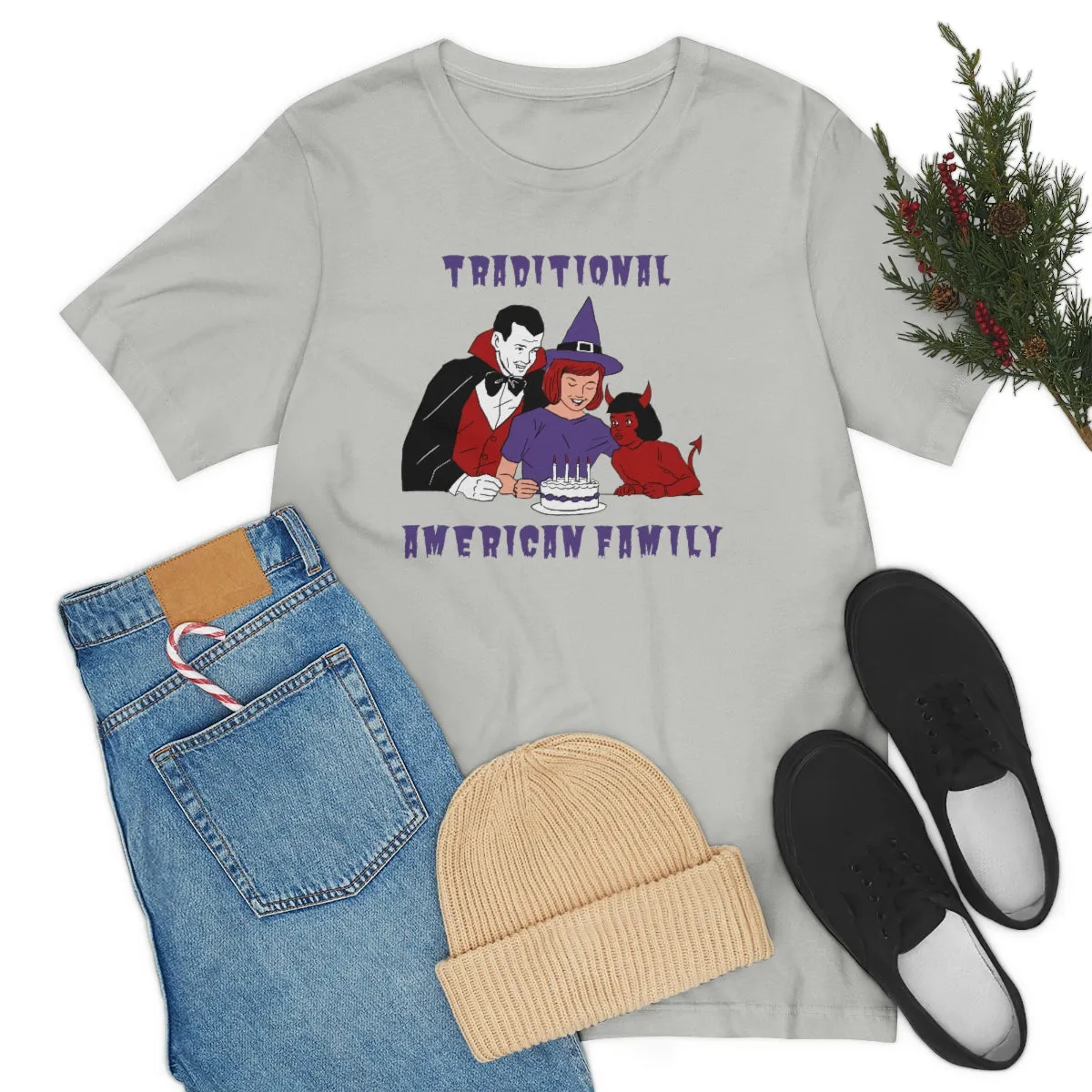 "Traditional American Family'" Spooky Tee - Unisex Shirt