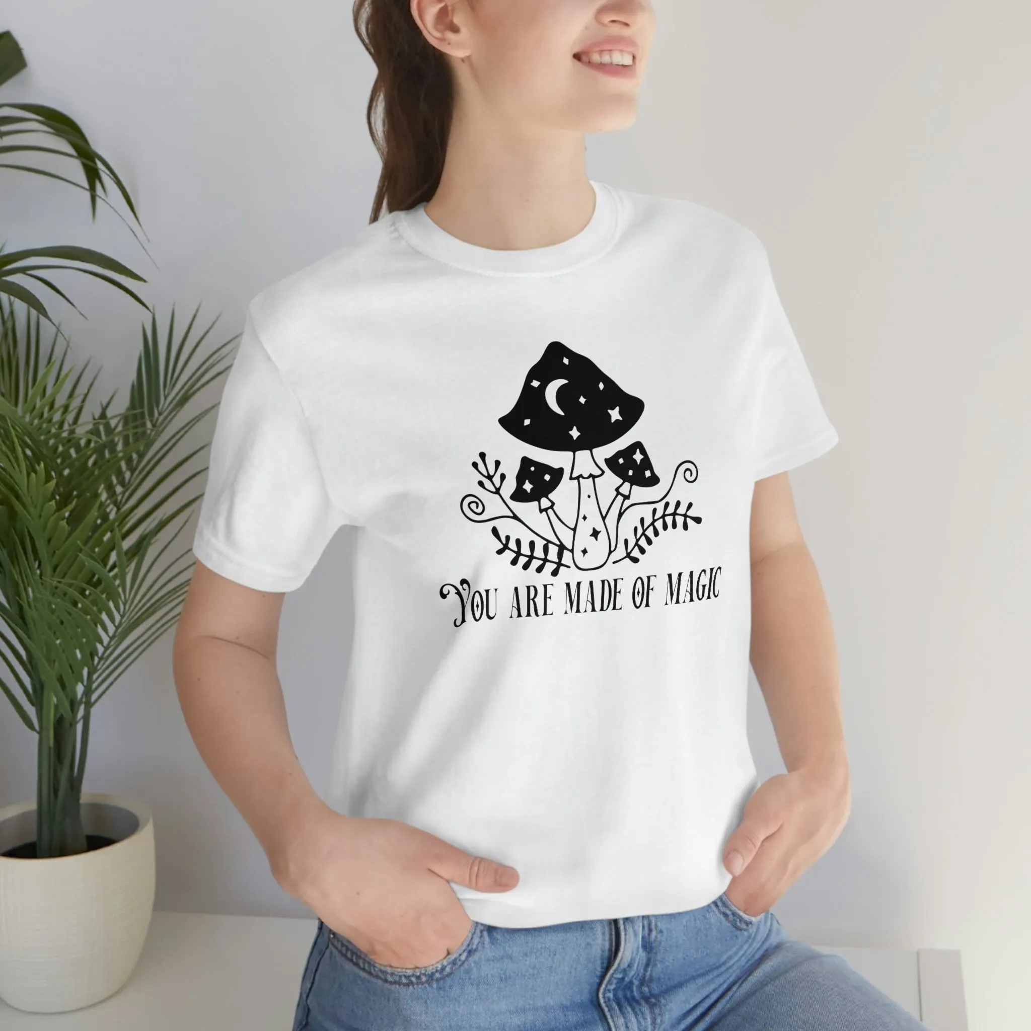 "You are Made of Magic" Witchy Mushrooms Tee - Unisex Shirt