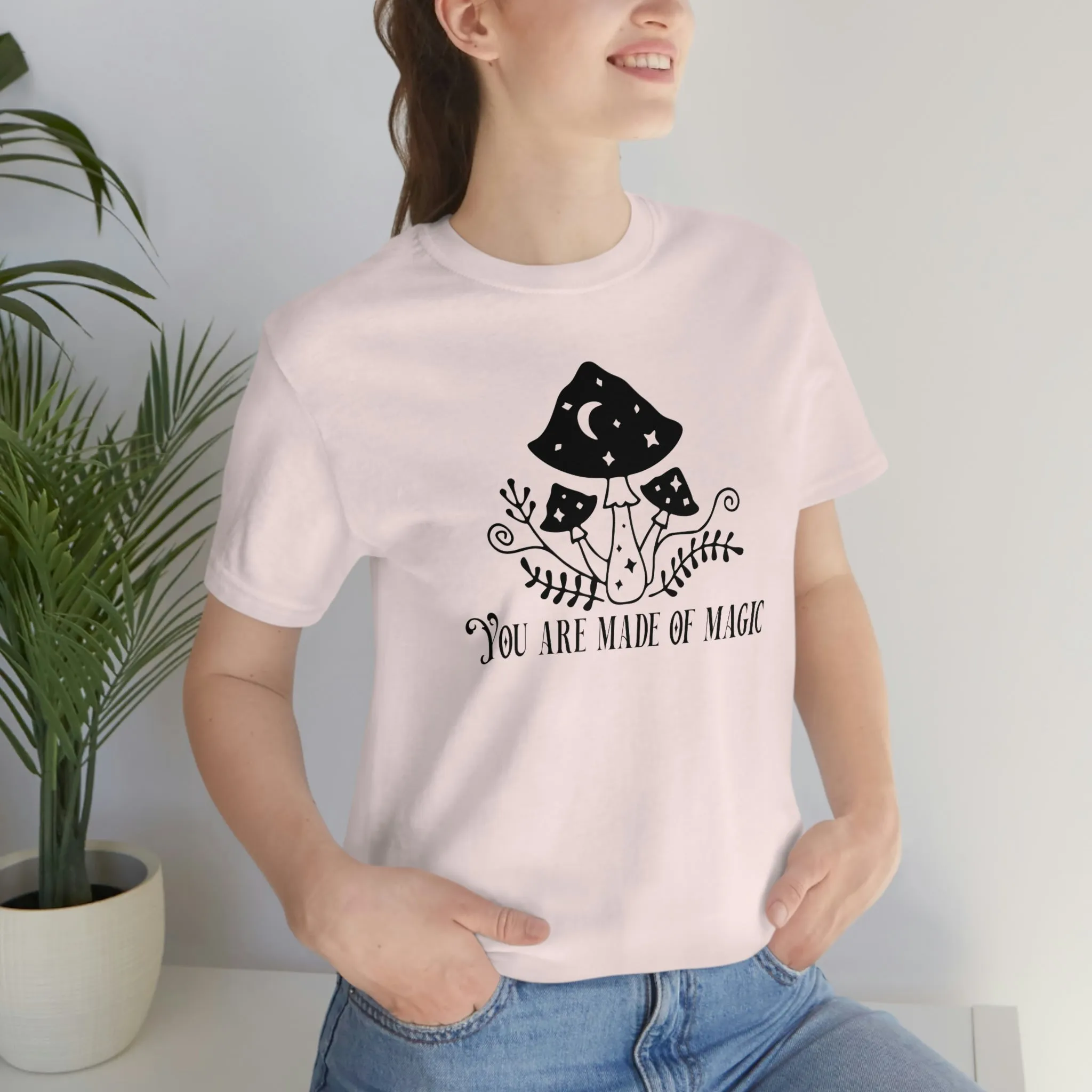 "You are Made of Magic" Witchy Mushrooms Tee - Unisex Shirt