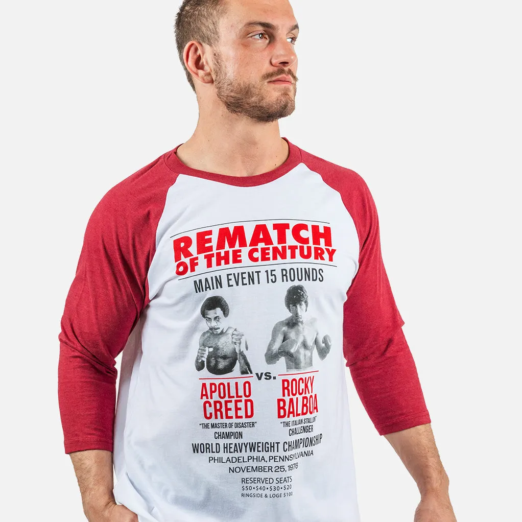 ROCKY REMATCH OF THE CENTURY POSTER RAGLAN