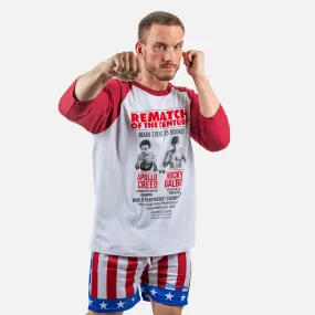 ROCKY REMATCH OF THE CENTURY POSTER RAGLAN