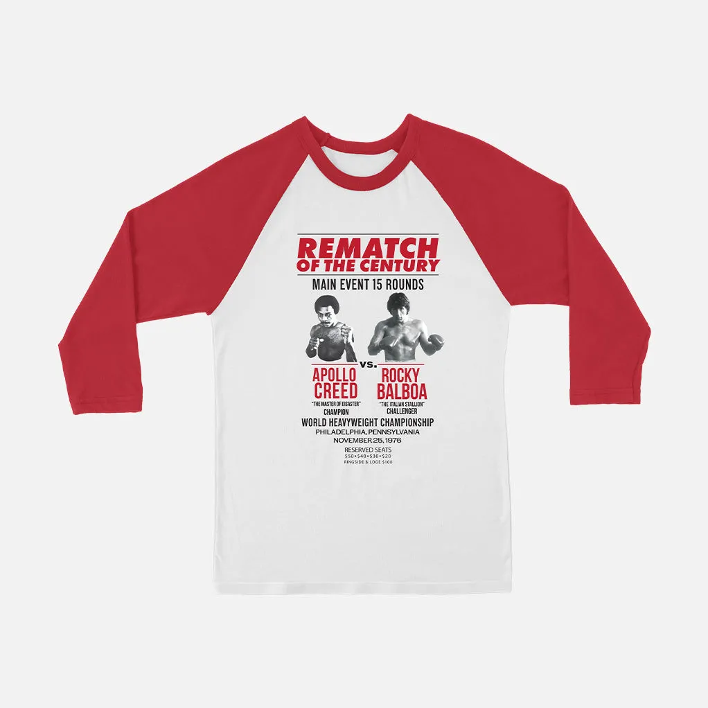 ROCKY REMATCH OF THE CENTURY POSTER RAGLAN