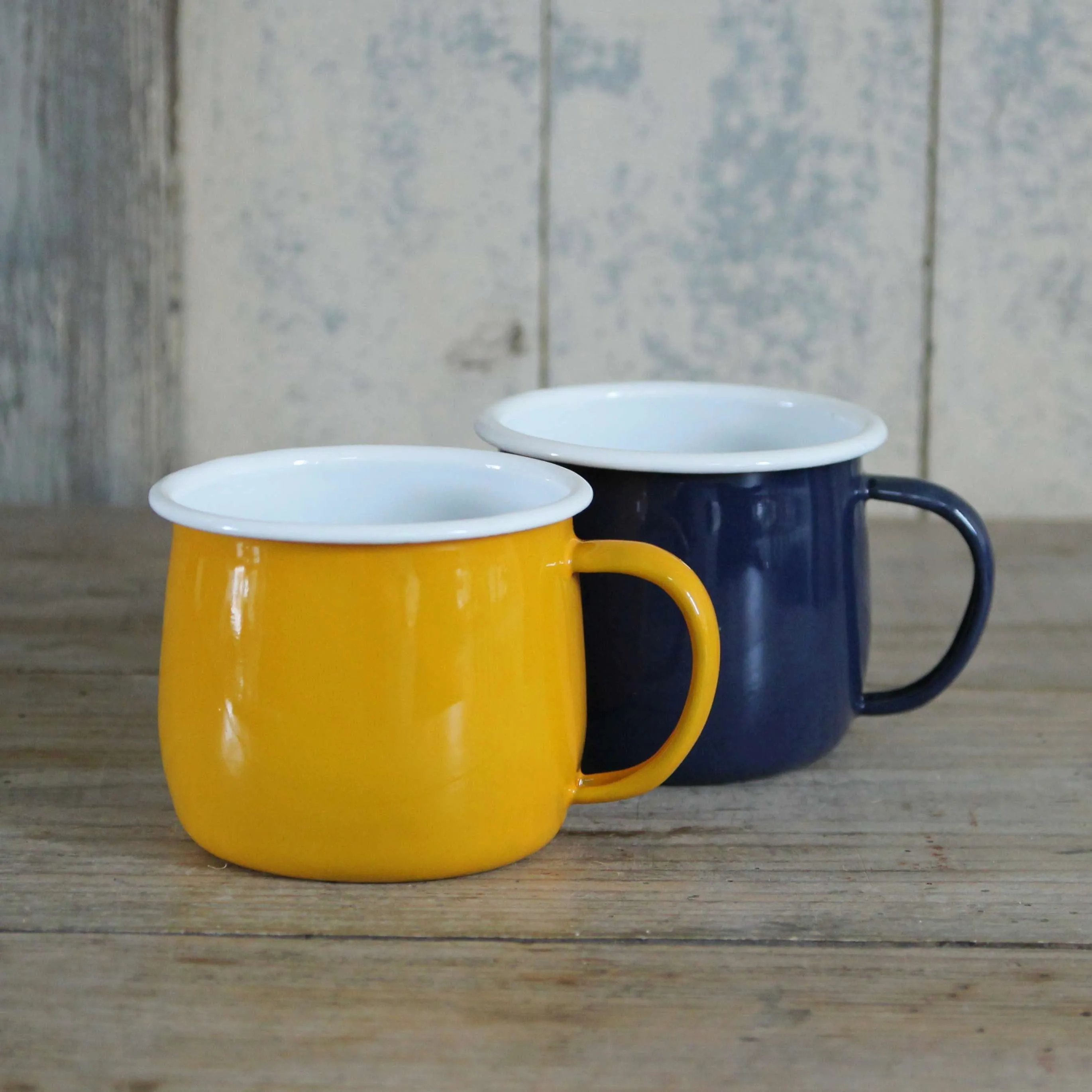 Rounded Enamel Mug - Mustard