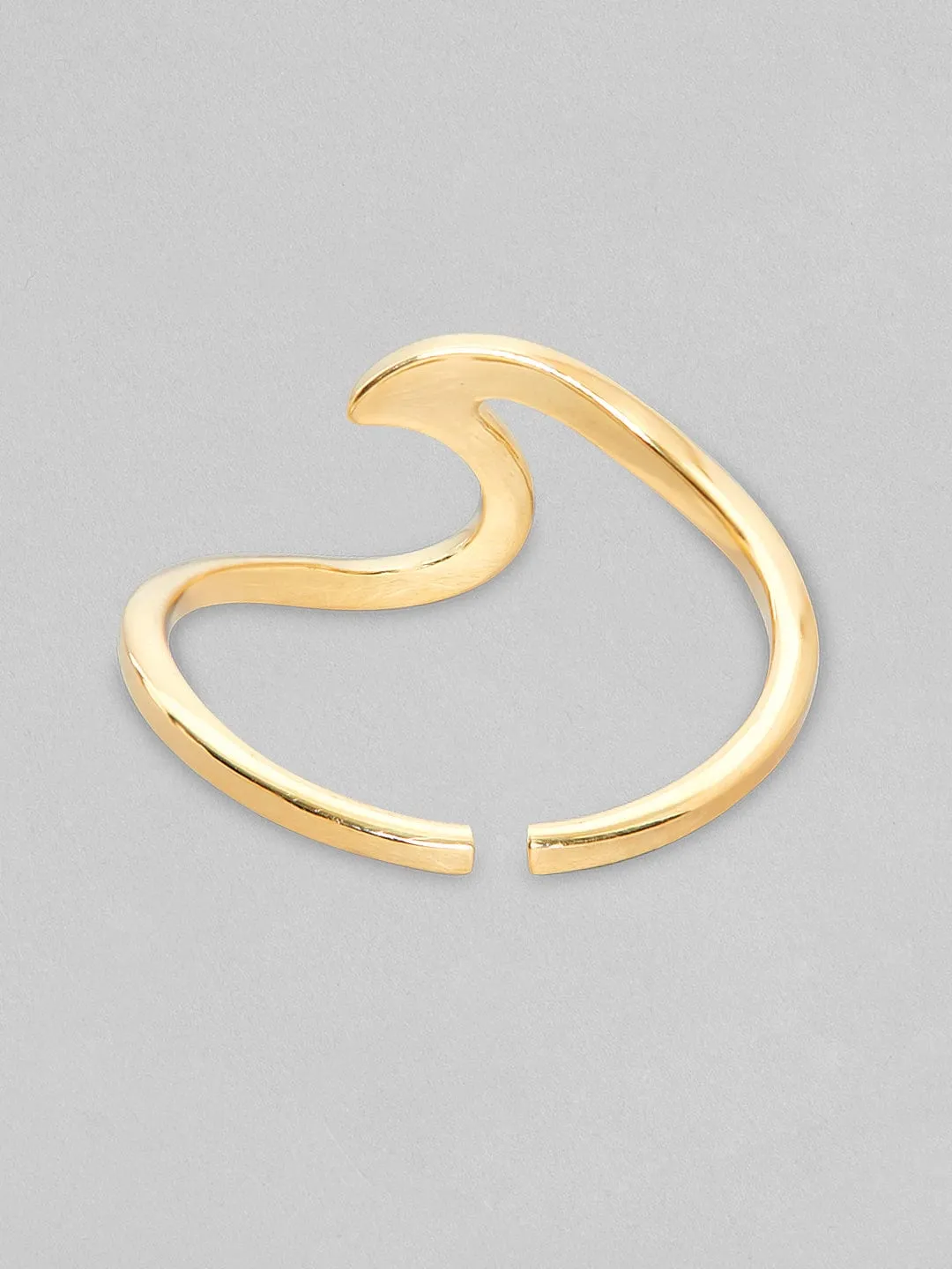 Rubans 925 Silver The Minimalist Ring - Gold Plated