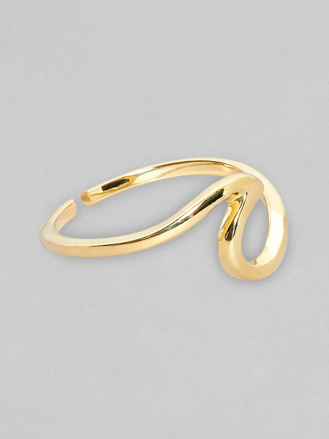 Rubans 925 Silver The Minimalist Ring - Gold Plated