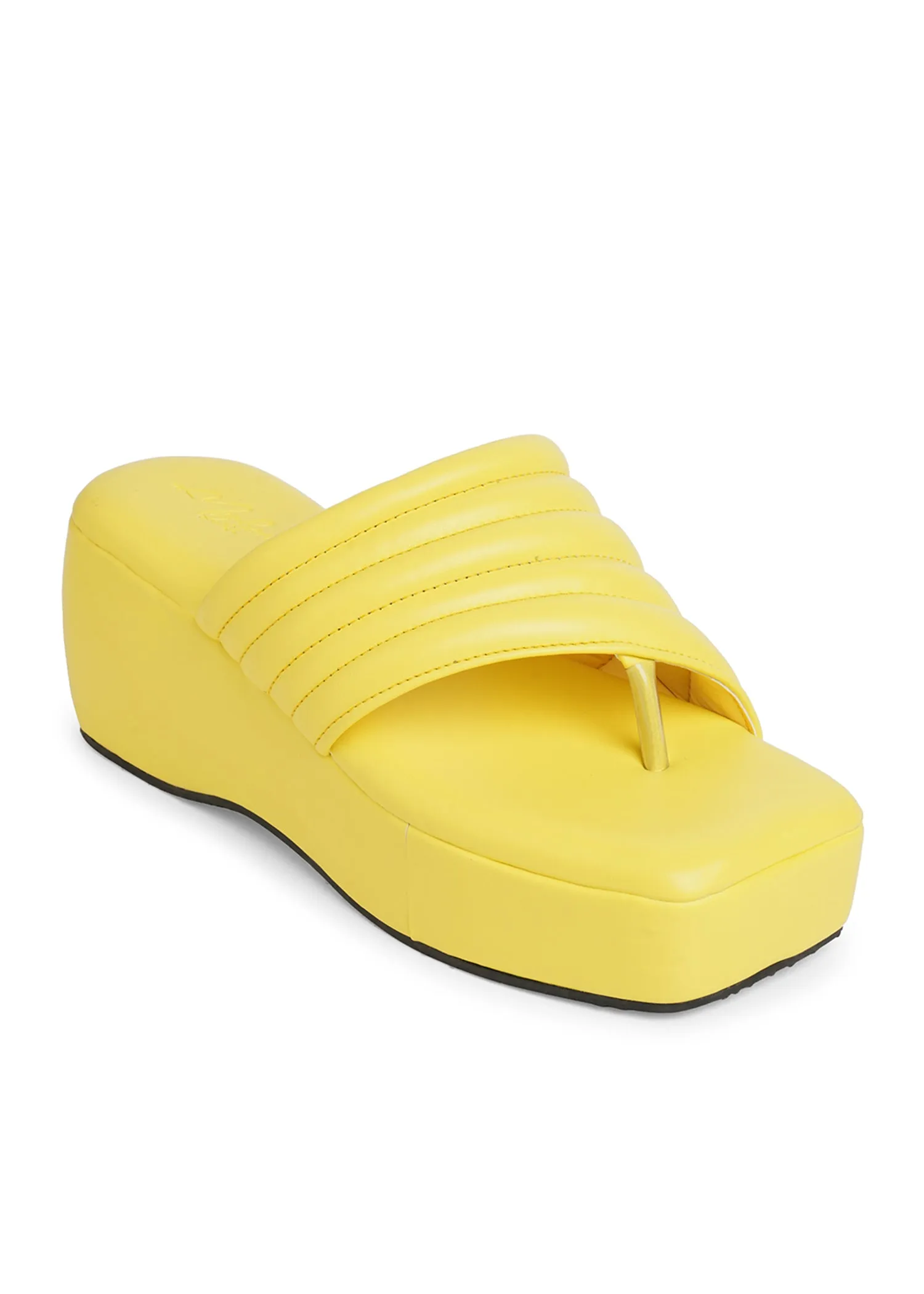 Sable Yellow Platform flats