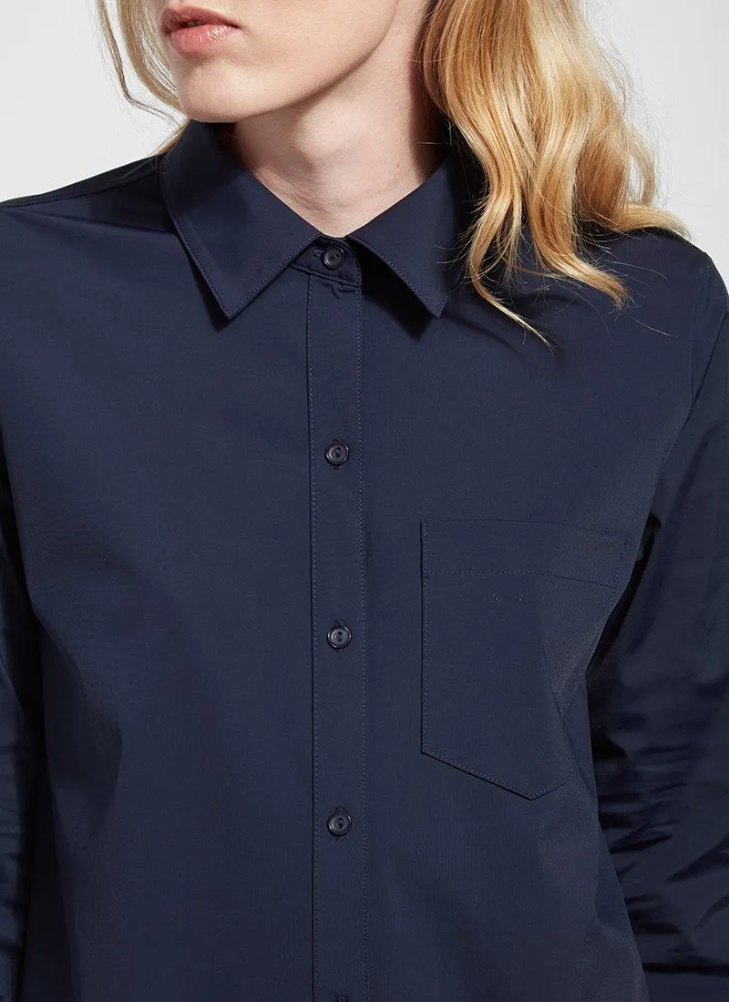 Schiffer Button Down - True Navy