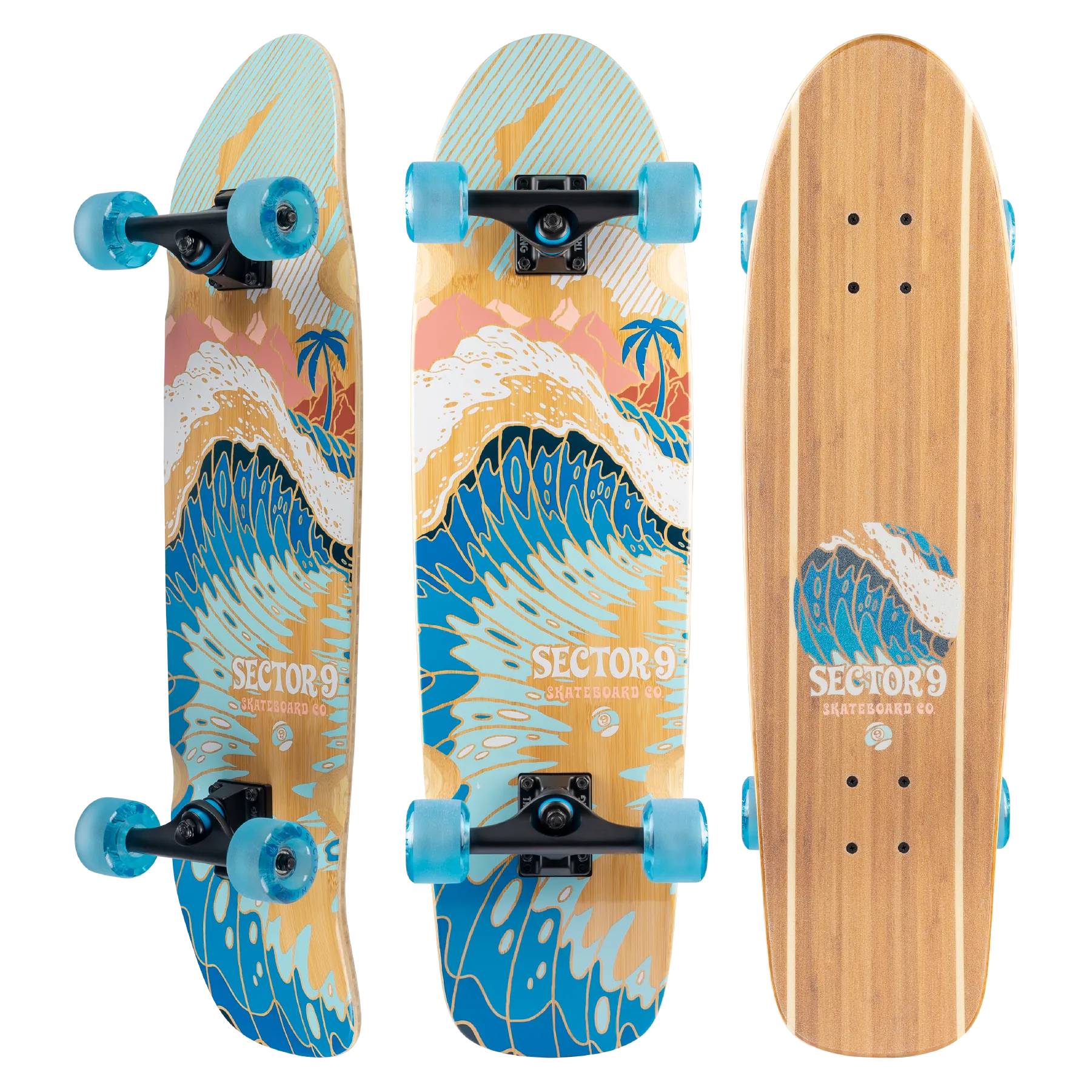 Sector 9 Bamboozler Bora Bora Park Cruiser Complete