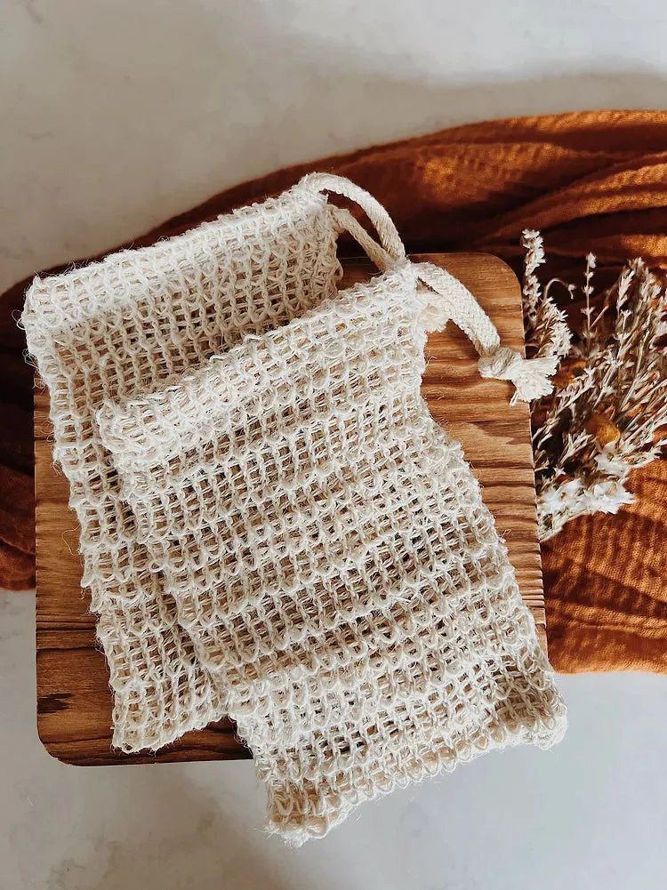 Sisal Natural Soap Bag