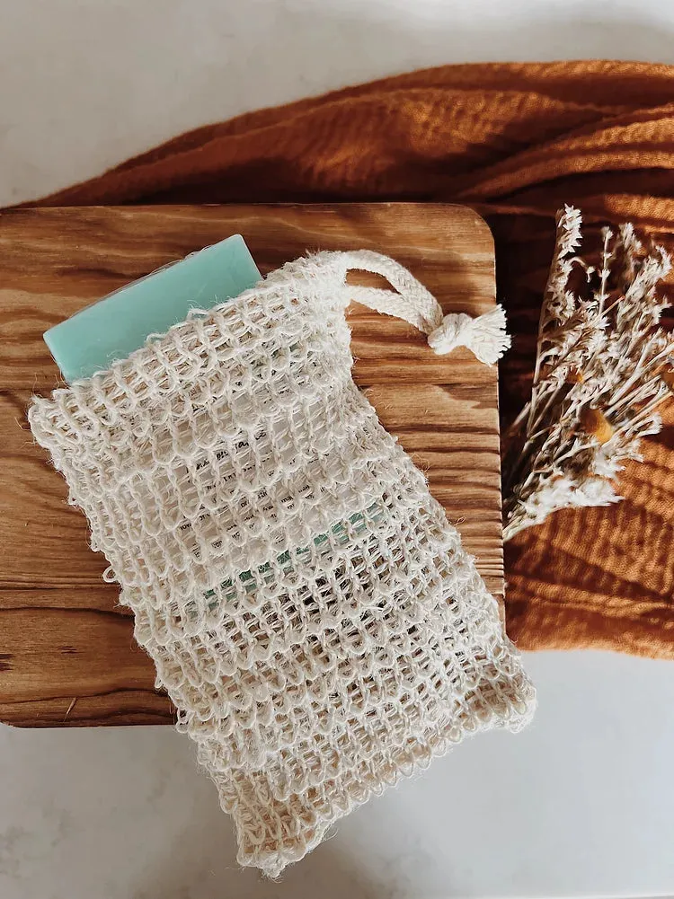 Sisal Natural Soap Bag