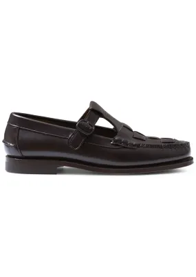 Soller Men's Tread Sole Loafer Dark Brown