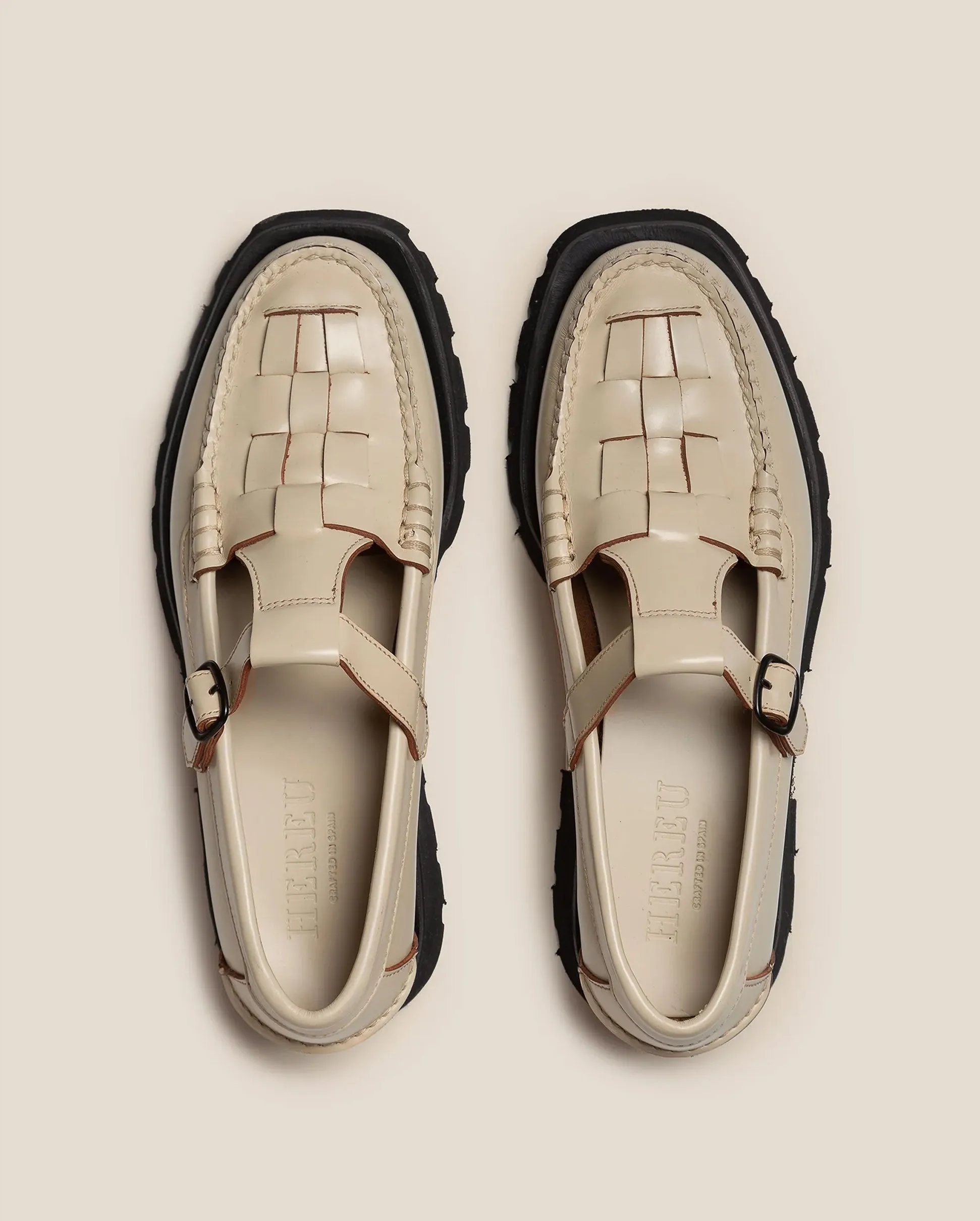 SOLLER SPORT T-BAR LOAFER / CUSTARD