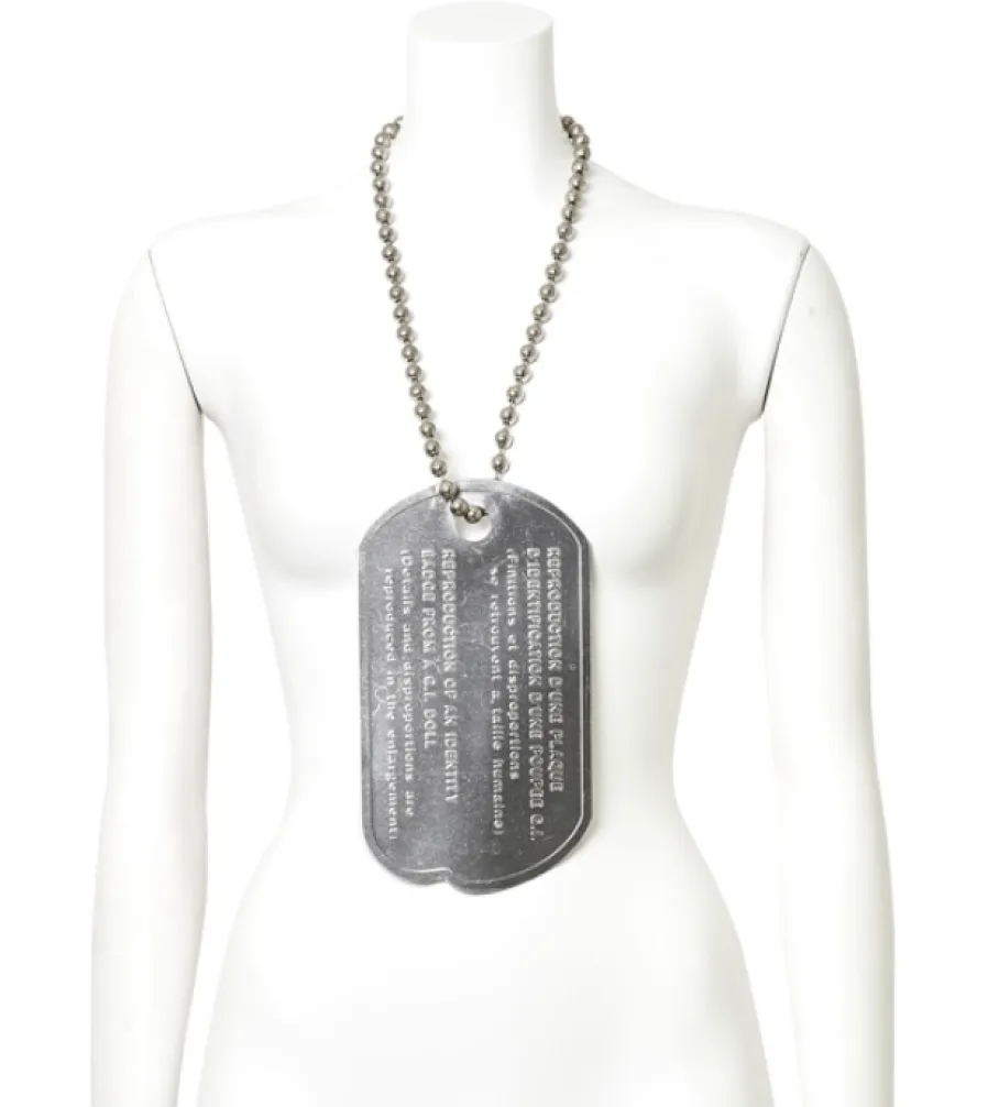 S/S 1999 MARTIN MARGIELA Oversized Dog Tag