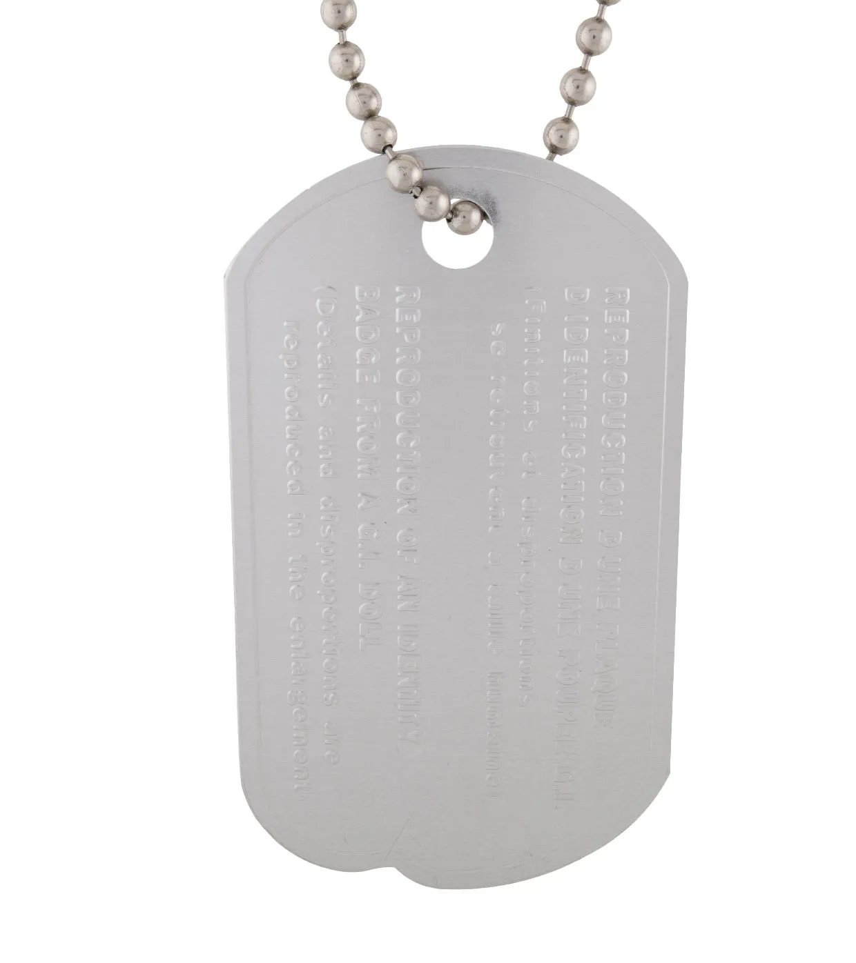 S/S 1999 MARTIN MARGIELA Oversized Dog Tag