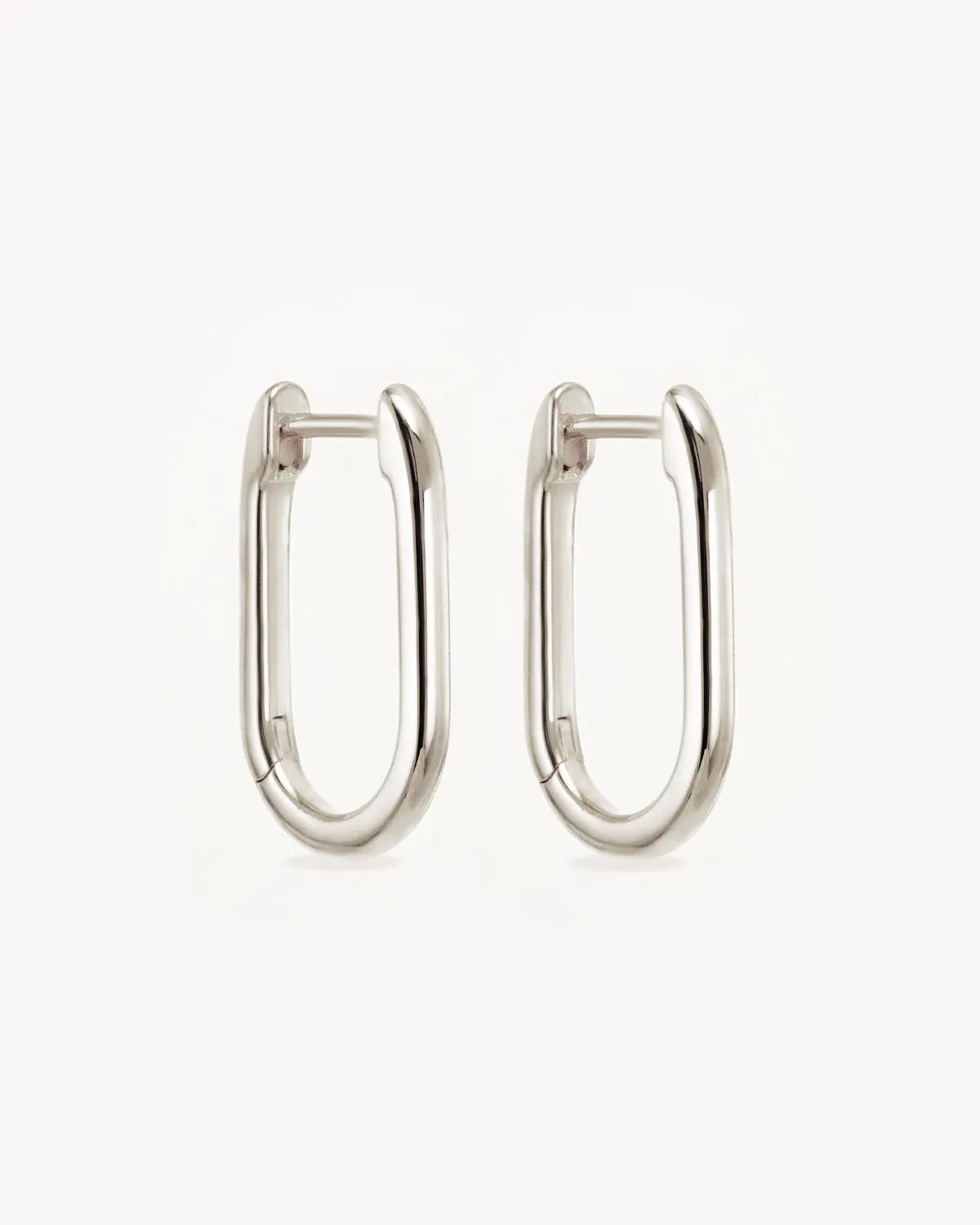 Sterling Silver Journey Hoops