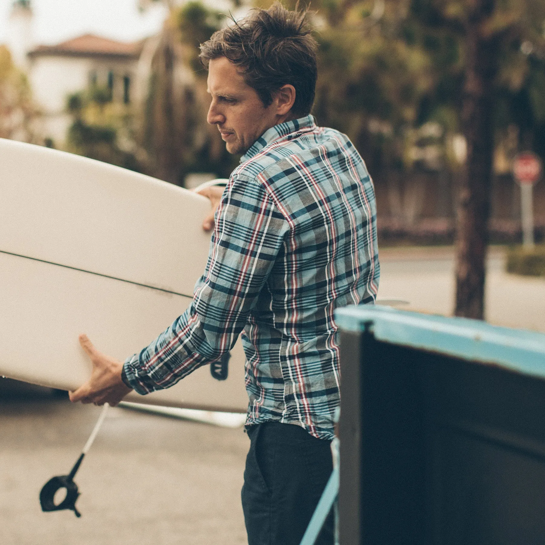 The California in Navy Madras