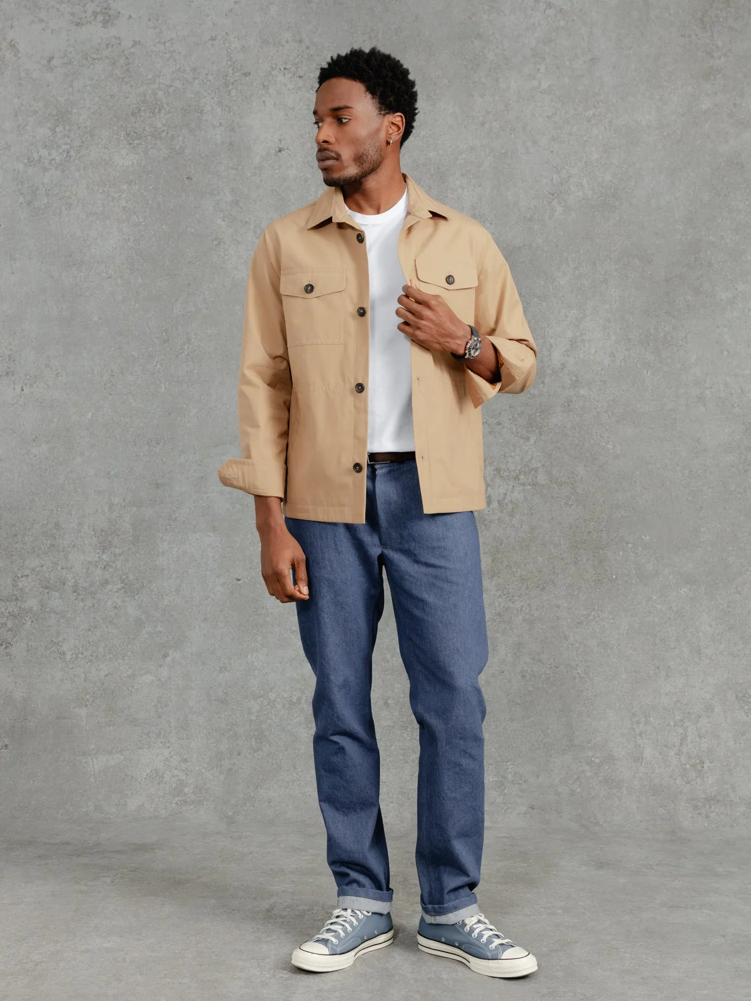 The Ventile® Piccadilly Shacket - Caramel