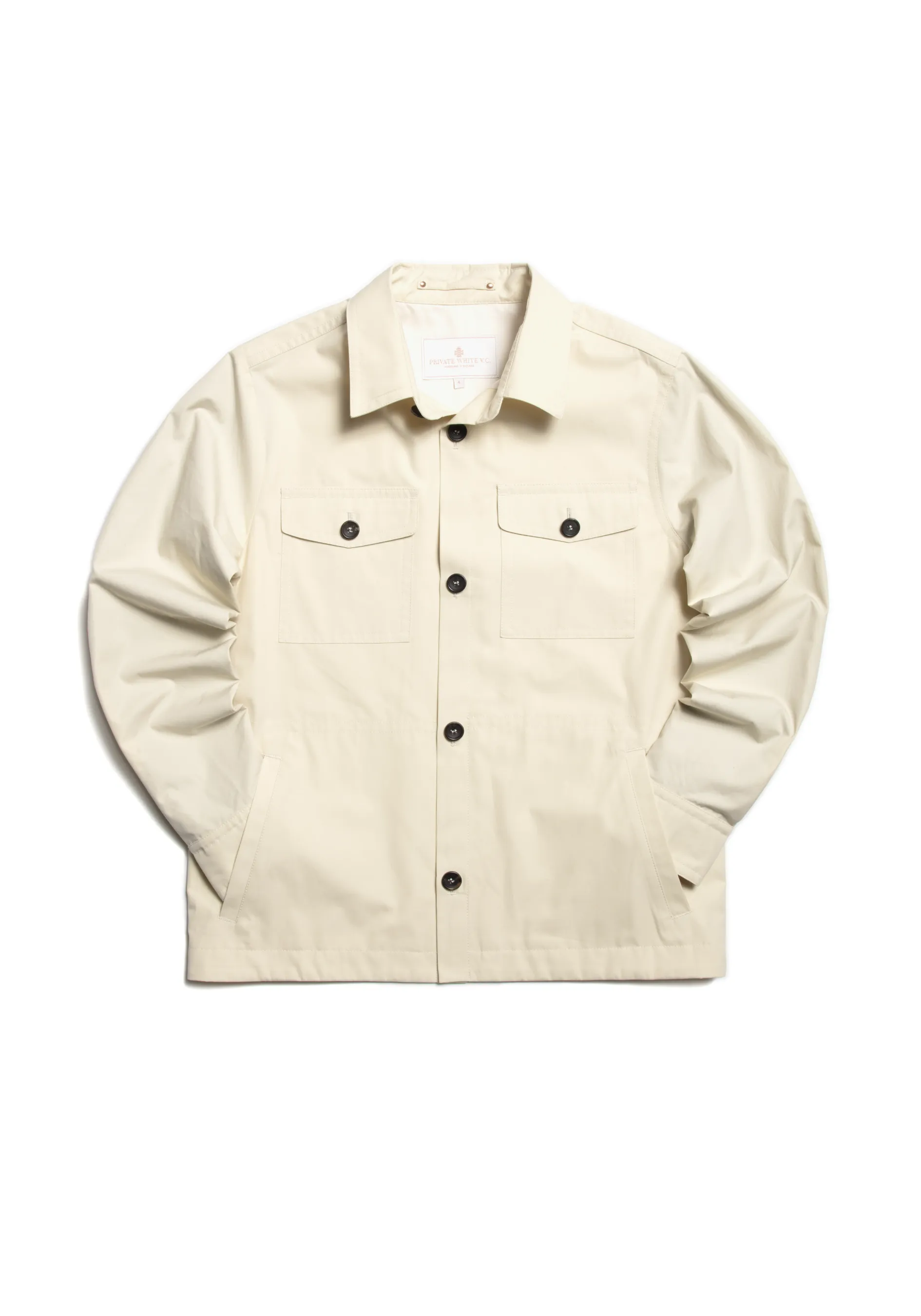 The Ventile® Piccadilly Shacket - Chalk