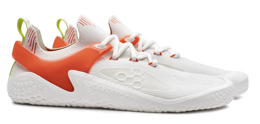 Vivobarefoot Men's Motus Strength White Scarlett Ibis