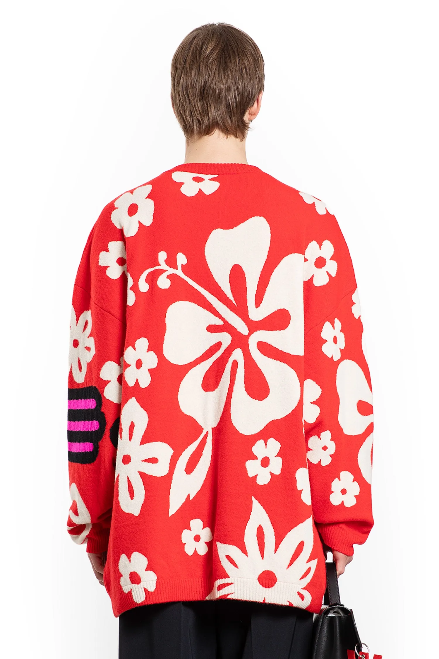 WALTER VAN BEIRENDONCK MAN RED KNITWEAR