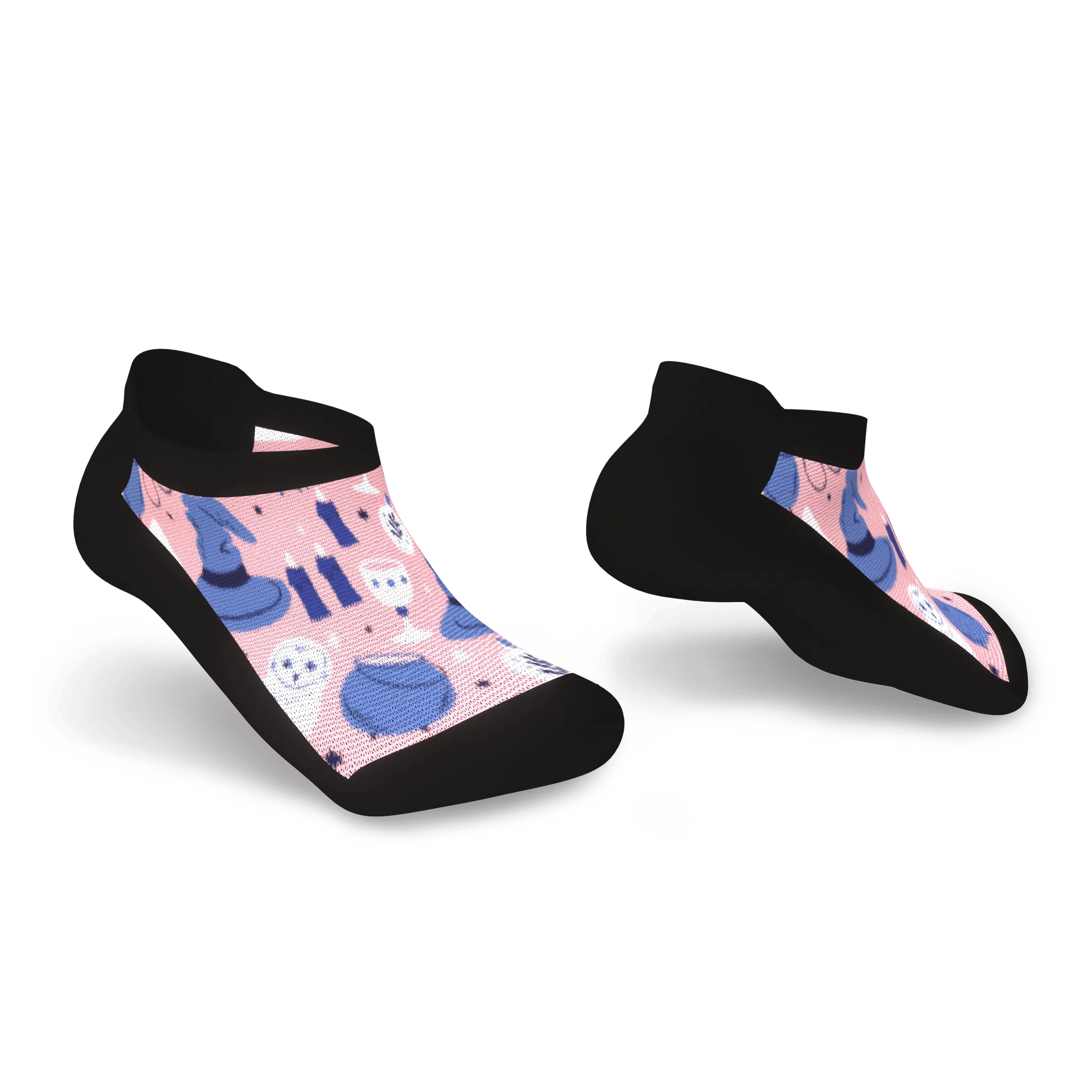 Wine & Witches Diabetic Ankle Socks