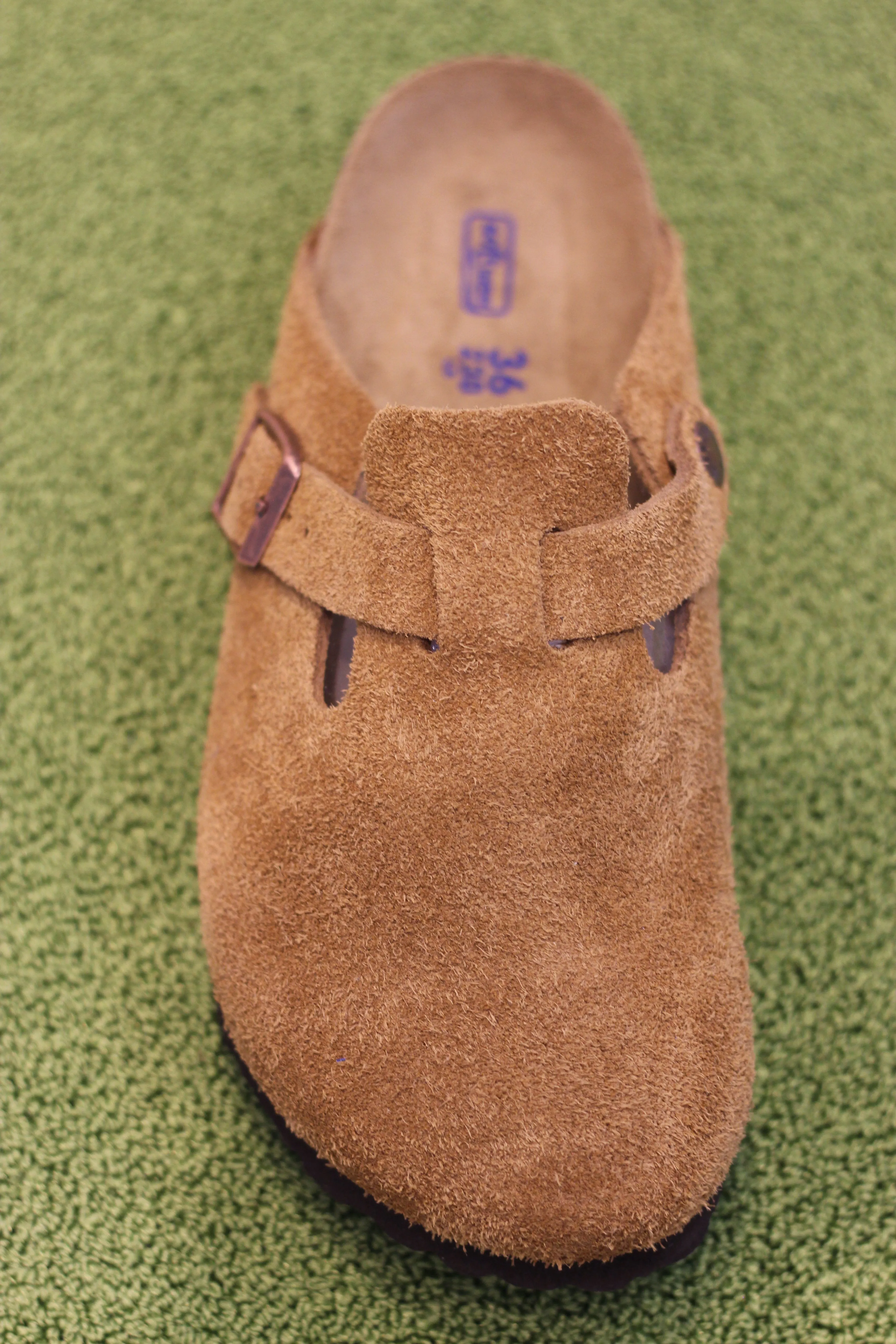 Women's Boston Clog - Mink Suede